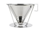 Light Weight Stainless Steel Coffee Dripper 125mm Diameter For Brewing Coffee