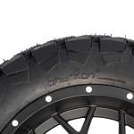 Matte Black 14'' Golf Cart Wheel Tire Combo 22x10-14 Lifted All Terrain