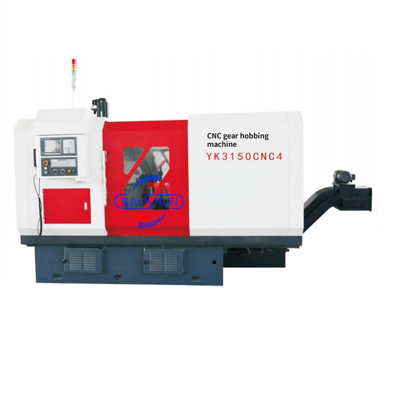 Metal Vertical Straight Teeth Helical Teeth Maker Cnc YK31200 Gear Hobbing Machine