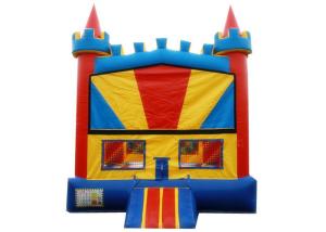 Quality Outdoor Games Colorful Inflatable Bounce House 0.55mm PVC Material Waterproof wholesale