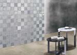 Glossy Silvery Inside Wall Tiles 75x150mm For KTV Deco