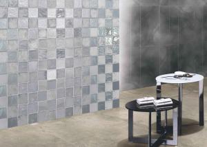 Quality Glossy Silvery Inside Wall Tiles 75x150mm For KTV Deco wholesale