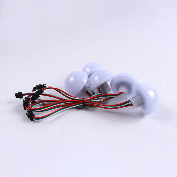 Led Amusement Light For Fairground Amusement 12V 2W RGB Led Light Led Pixel Light Cabochon