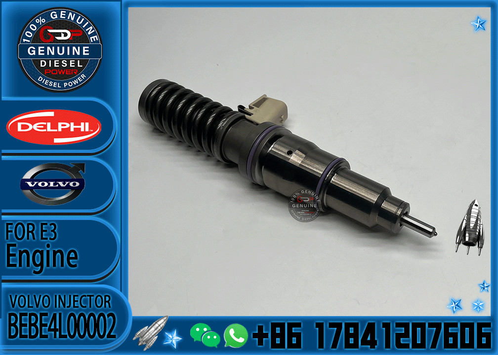 Common Rail Diesel Fuel Injector BEBE5L08001 BEBE5L08101 33800-84700 BEBE4L00001 BEBE4L00002 for VOL Engine