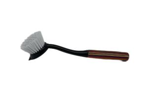 Quality Household kitchen brush plastic cleaning brush wood with wooden handle wholesale