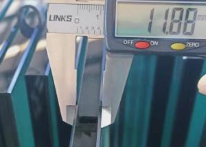 Quality 12mm Polished Edge Balustrade Tempered Glass Panels Shock Resistance wholesale