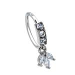 8mm Dangle Nose Piercing Jewellery