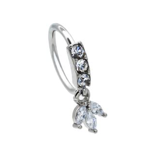Quality 8mm Dangle Nose Piercing Jewellery wholesale