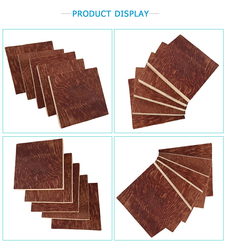 Marine 1220mm *2440mm Film Faced Shuttering Plywood