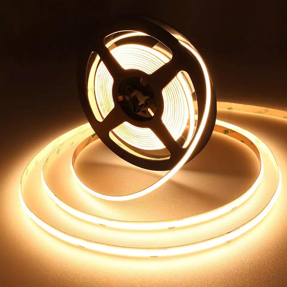 8mm Led Cob Strip 24v Light Strip Usb Tv Backlight Flex 12v Ultra Thin Small Cob Led Strip Light