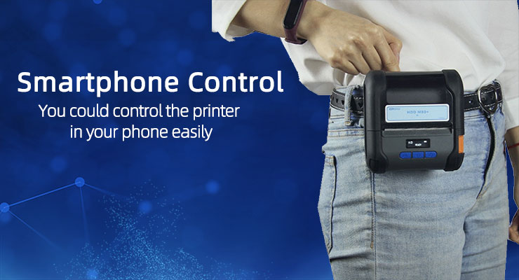 Portable Printer with USB Bluetooth Interface and 0.96 Inch OLED Display Private Mold