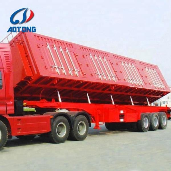 Transport Bulk Cargo Coal Stone with 40 Ton Dump Truck and 30 Cubic Meters