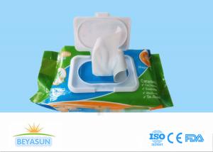 Quality Alcohol Free Baby Wet Wipe For Private Label , Plain Non - Woven Spunlace wholesale