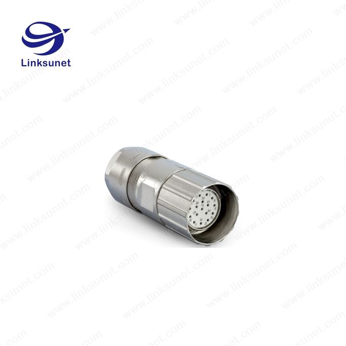 Robot Teaching Device Soldering Wiring Harness Copper Zinc Alloy Straight Connector