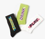 100 Cotton Blend Bamboo Women'S Plain Long Thick Workout White Crew Socks