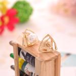 2018 Fashion Pearl Earrings Ear Drops Silver Exported Korea Fashion