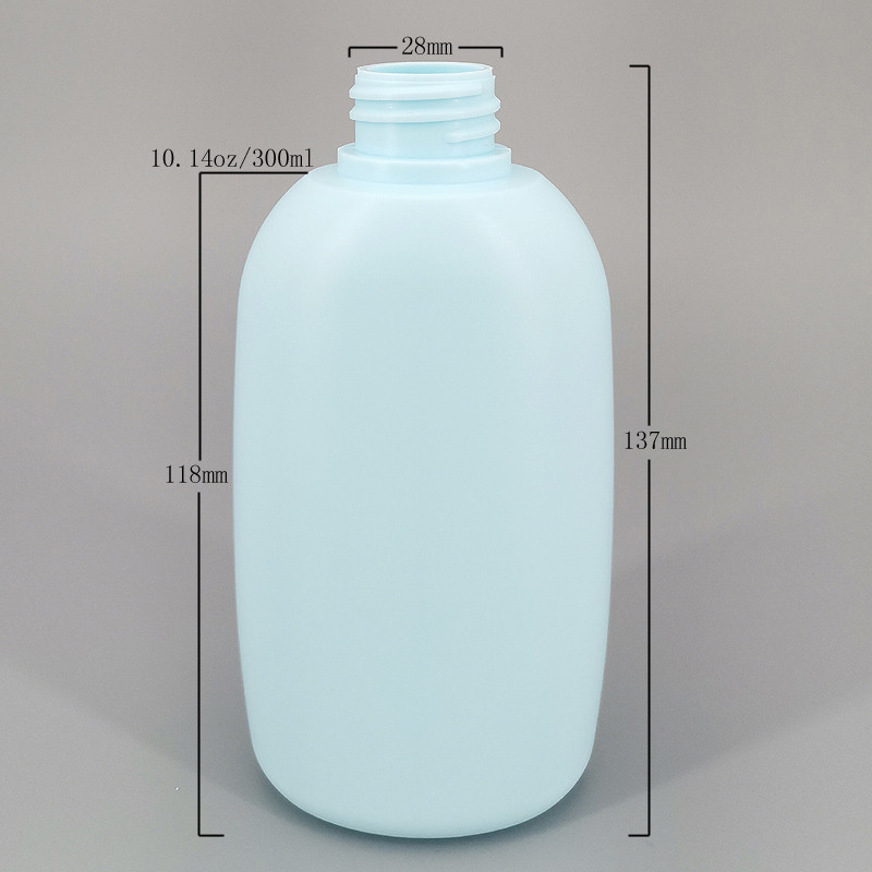 Blue Bathroom HDPE 10.14oz Eco Friendly Lotion Bottles