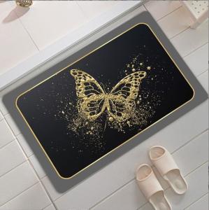 Quality Rectangle Bathroom Waterproof Carpet Light Luxury Diatom Mud Absorbent Mat wholesale