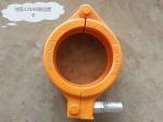 Stainless Steel Concrete Pump Clamp Zinc Color Plated For Pipe