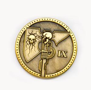 Quality Zinc Alloy Die Casting Antique Gold Challenge Coins SGS Customized Double Sided wholesale
