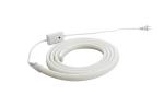 Milky white LED rope lights for landscape lighting