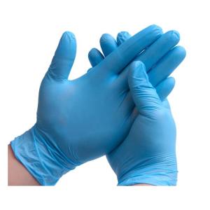 Quality Blue Medical Oem Odm Exam Disposable Gloves High Strength Medium Size wholesale