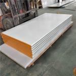 fast assemble light weight color steel rock wool sandwich panel for wall and