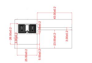Quality UHF RFID Jewelry label LAB103 , Passive Jewelry Tamper proof Tracking Security UHF Rfid Tag Jewellery Label wholesale