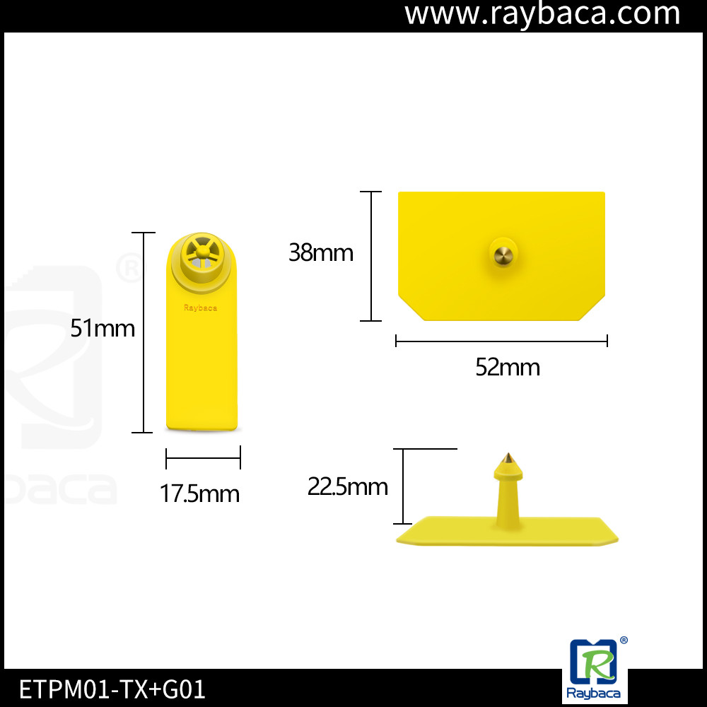 Visual ETPM01 Sheep And Goat Ear Tags / RFID Animal Two-piece Ear Tag