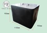 Cut Off Fishery Industries Upcycled Open Top IBC Tank 265 Gallon For Recycled