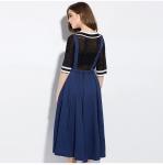 Stunning modern style bandage long length denim skirts