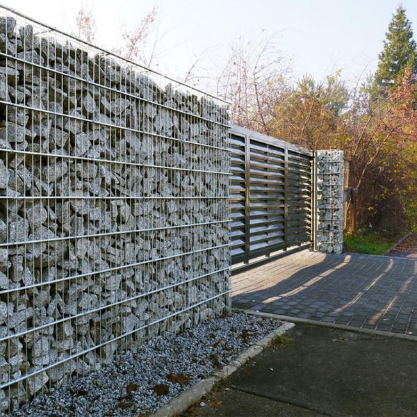 Vertical Garden Design Welded Gabion Cage Heavy Duty Mesh Aesthetic Outdoor