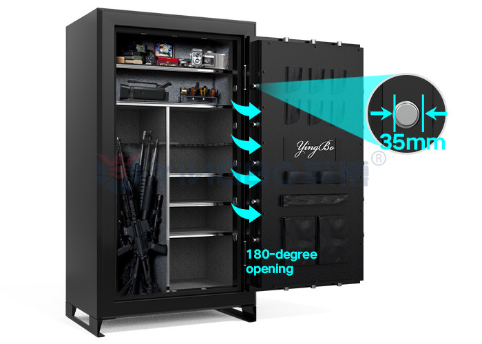 75mins Fireproof Rating Large Rifle Secure Box Electronic Password Lock