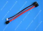 Slimline SATA Cable 13pin (7+6pin) female to SATA female With LP4 Adapter power