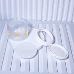 Recycled PET Plastic Packaging Jars 480g Cosmetic Skincare Packaging