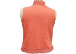 V Neck Ladies Tank Tops Sleeveless Short Cardigan Vest Fashion Lace Crochet