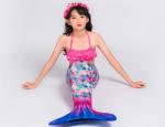 6-14 Years Old Child's Mermaid Tail Costume 80% Spandex 20% Polyester