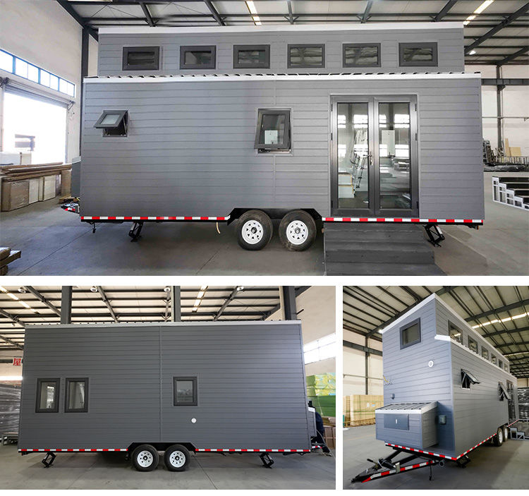 Modular Prefabricated House With Light Steel Frame Tiny House On Wheels For Rent
