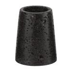 Black Travertine Marble Bathroom Accessories Sets Conical Shape