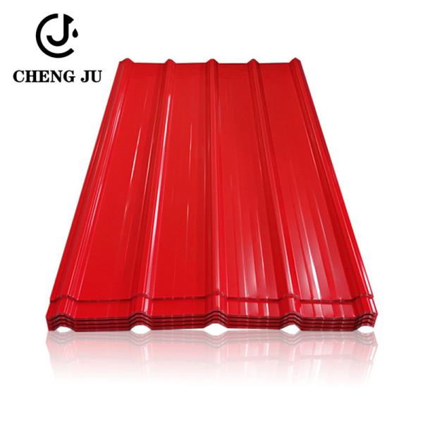 Red Sunlight Roof Sheet Metal Building Material Galvanized Corrugated Steel