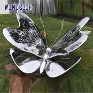 Quality Custom Outdoor Forged Metal Sculpture Stainless Steel Metal Butterfly Sculpture wholesale