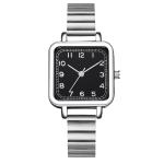 3ATM Waterproof Square Stainless Steel Quartz Watch Personality Ins Wind