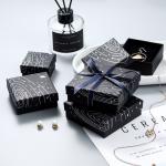 Luxury Paper Jewelry Boxes Offset Printing Necklace Earring Cardboard Gift