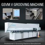 CNC Sheet Metal Grooving Machine For Metal Curtain Wall V Groover Machine 1240