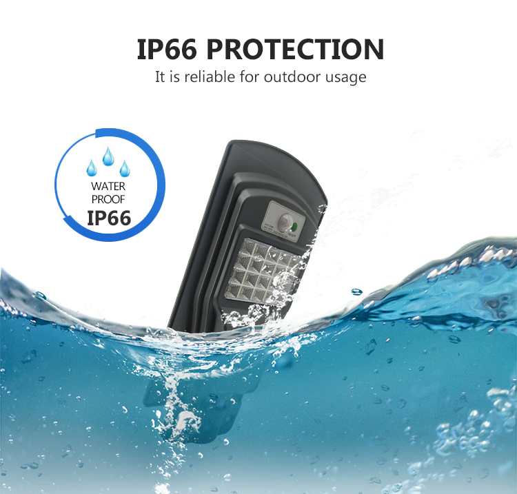 Outdoor Integrated 100W LED Solar Streetlights with High Lumen