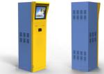 Weatherproof Payment And Parking Ticketing Half Outdoor Kiosk Floor Standing