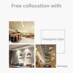 110LM/W Luminous Flux 60 Degree C0B Chip Ceiling LED Commercial Light