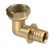 Quality Brass Elbow Pipe fittings with Nut wholesale