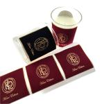Gold Hot-pressed Embossed Velvet Flocking Adhesive Sticker, Suitable for Candles