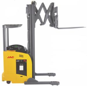 Quality 1.8 Ton Reach Truck Forklift Forward Double Scissor 36V Electric Control High Efficiency wholesale